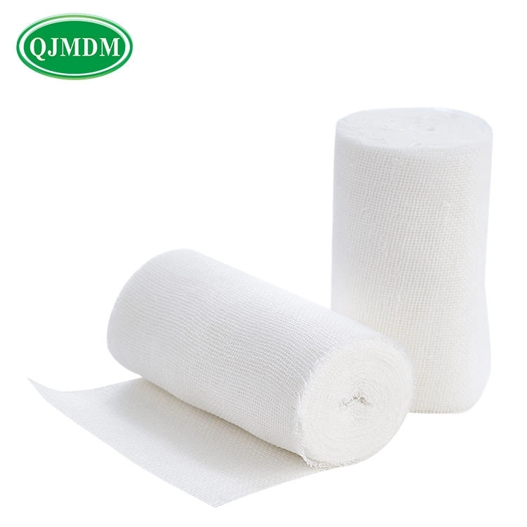 Absorbent Gauze Roll 100% Cotton Medical Surgical Hemostatic Gauze Roll for Wound Care