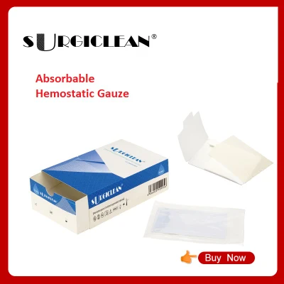 Gasa hemostática de celulosa absorbible regenerada oxidada Surgiclean Fabricantes de China